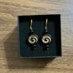 Vintage Czech Glass and Onyx